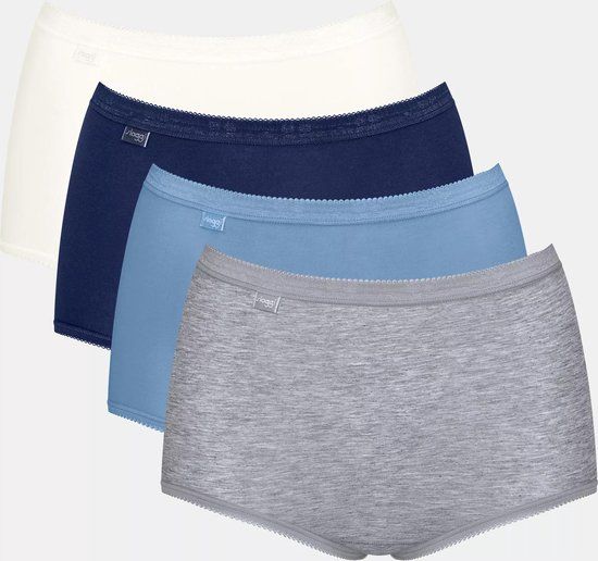 sloggi Basic+ Maxi 4-Pack Women's Briefs - Multi-color - Size 38