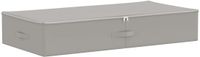 vidaXL Opbergbox - Nonwoven - Grijs - 90 x 48 x 15 cm