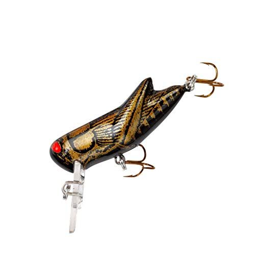 Rebel Lures Crickhopper Fishing Lure - 1 1/2-inch, Black Cricket