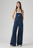 Levi's Lange blauwe salopette voor dames, maat XS