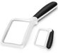 Loupe de lecture - Avec lumière - Grossissement 5x - Blanc - Loupe à main