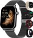 Siltcon Seréa Smartwatch Dames - Smartwatch Heren - Horloge Dames - Stappenteller Horloge Dames - Hartslagmeter - Slaapmonitor - Saturatiemeter - Belfunctie - Geschikt voor iOS/Android - AMOLED - RVS - Elke pols - Incl. 5 Bandjes