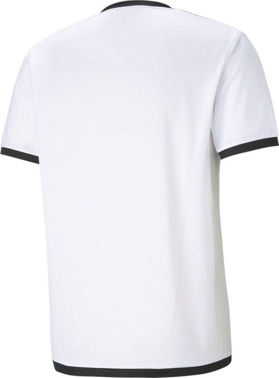 Puma teamLIGA Sportshirt Unisex - Maat 128 - wit - zwart