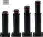 Shenzhen Haorui Industrial Technology Co., Ltd. Pieds de meuble réglables en hauteur 15-25 cm métal noir - set de 4