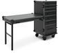 Trojan Pro Stealth 7-Tiroirs Table Roulettes Flight Case