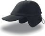 Atlantis Headwear Snow Flap Stopper Cap AT719 - Black - One size