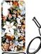 B2Ctelecom Case voor Samsung Galaxy A14 5G Dark Flowers
