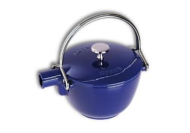 Staub Ronde theepot - donkerblauw