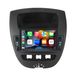 Peugeot 107, Citroën C1, Toyota Aygo 2005-2014 Autoradio 2+64G met Carplay, Android 13, Bluetooth, Wi-Fi, DAB+, SWC, 4-kern processor en GPS-navigatie