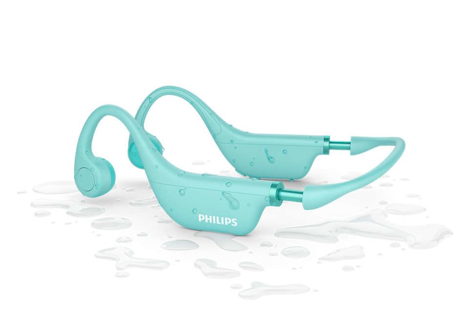 Philips TAK4607GR/00 Draadloze open-ear koptelefoon - Bone conduction - Groen