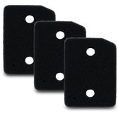 Omgoods Filters Set van 3 - Sponsfilter/Pluisfilter - Fijn/Grof - 207 x 157 x 30 mm - Geschikt voor Miele T1 9164761 - Drogerfilters