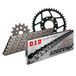 Kettingset DID Kettingset staal 520ZVM-X / 118 klinknagel slot voor KTM Duke 200 cc Bj. 2011-2014