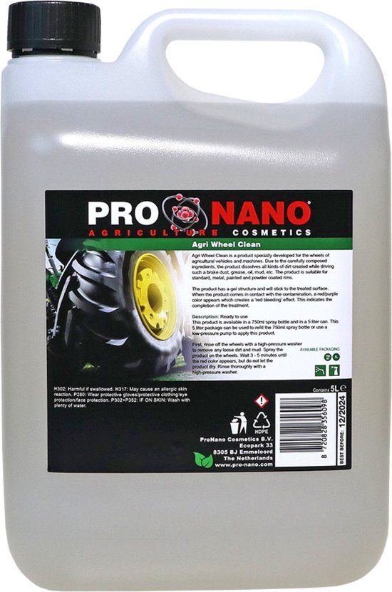 ProNano Agri Wheel Clean 5L - Velgenreiniger voor Landbouwvoertuigen