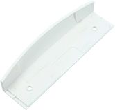 vhbw Deurgreep compatibel met Bosch/Siemens GSD8102/44, GSD8102/45, GSD8102/46, GSL1100/01 koelkast - 14,2 x 4,1 x 2,2 cm Kunststof Wit