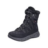 Rieker Dames M6540 korte laarzen, zwart, 36 EU