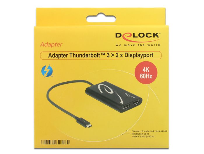 DeLOCK 62708 - Adapterkabel - 0,27 m - 4096 x 2160 pixels