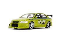 Jada Toys Fast & Furious Brian's 2002 Mitsubishi Lancer EVO VII, 1:24 Scale, Green