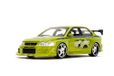 Jada Toys Fast & Furious Brian's 2002 Mitsubishi Lancer EVO VII, 1:24 Scale, Green