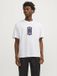 JACK&JONES JORDELIRIUM TEE SS CREW NECK TG LN T-shirt Homme XL Coton Blanc