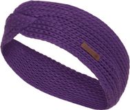 Knit Factory Joy Gebreide Dames Hoofdband - Purple - One Size