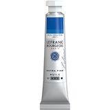 Lefranc Bourgeois 404969 Extra fijne Lefranc olieverf met hoogwaardige kunstenaarspigmenten, lichtecht, verouderingsbestendig - 20ml Tube, Cerulean Blue H
