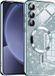 Techsuit Hoesje geschikt voor Samsung Galaxy S25 - Luxury Glitter Back Cover - Geschikt voor MagSafe - Lichtblauw