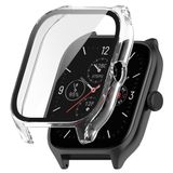 Wigento Amazfit GTS 4 Shockproof High-Quality Silicone Watch Strap with Protective Case