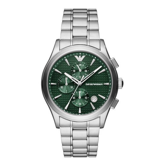 Emporio Armani AR11529 Herenhorloge 42 mm - Zilverkleurig