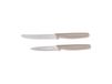 Nordwik Couteau éplucheur 2 pièces Taupe