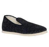 Kariban Charentais slippers Made in France - Antraciet/Zwart - Maat 40
