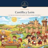 Colores de España: Castilla y León: 50 ilustraciones para descubrir y colorear la esencia de Castilla y León | Libro para colorear