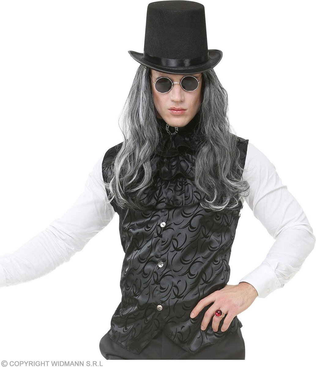 Widmann Gotisch Kostuum | Gotisch Vest Met Jabot Man | Large / XL | Halloween | Verkleedkleding