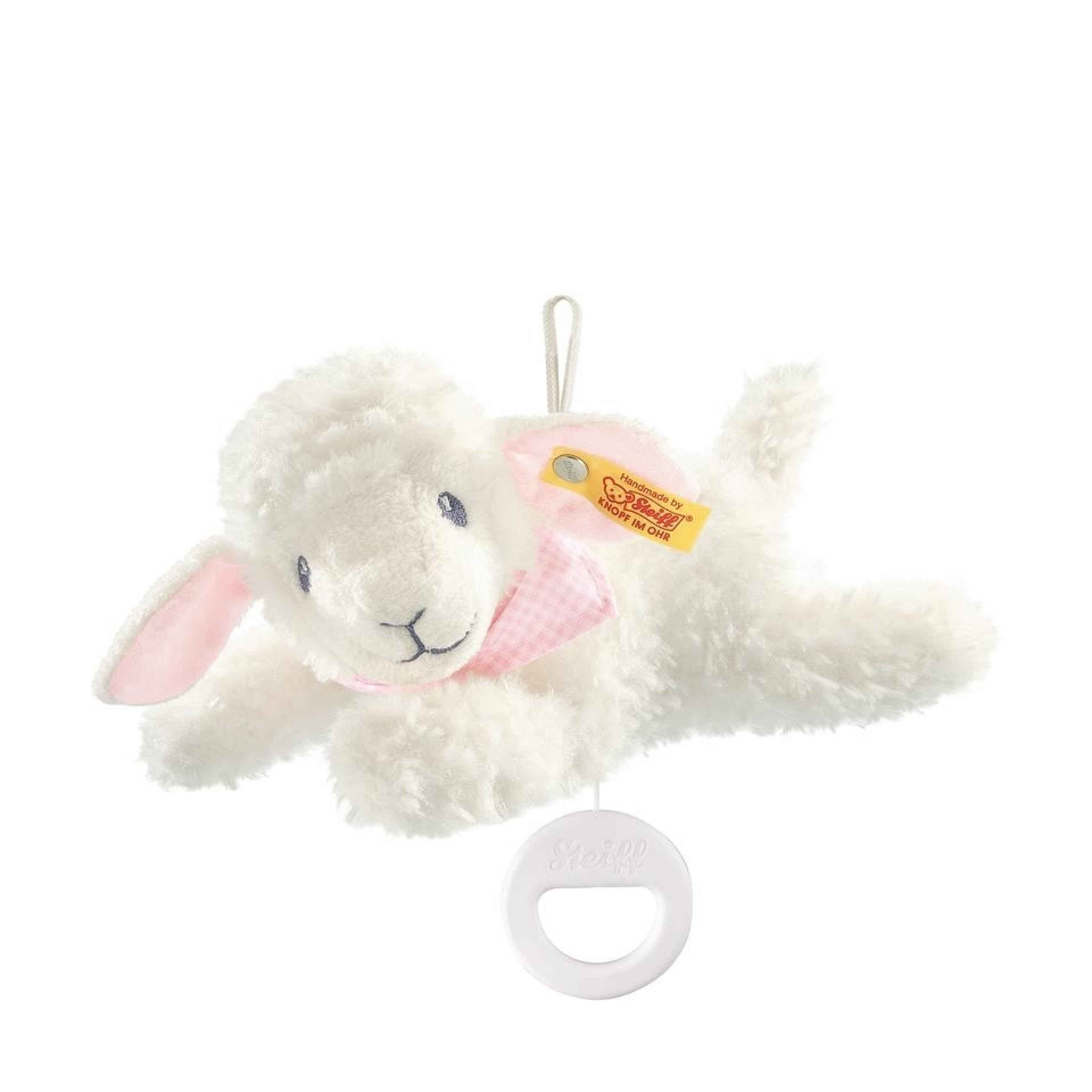 Steiff Sweet Dreams - Muziekspeelgoed - Roze/Wit - 25cm