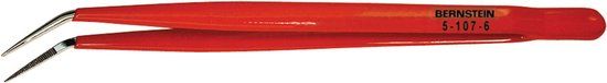 Bernstein Tools for Electronics 5-107-6 Geïsoleerde pincet Spits, gebogen 150 mm