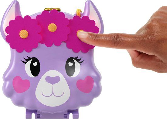 Polly Pocket Lama koffer - Speelfigurenset