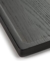 Serax Marie Michielssen La Mère Dienblad - 30x18cm - Carbonised Ash Zwart