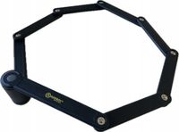AUVRAY vouwbare fietsslot met houder - 110cm - Mat zwart