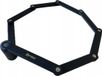 AUVRAY vouwbare fietsslot met houder - 110cm - Mat zwart