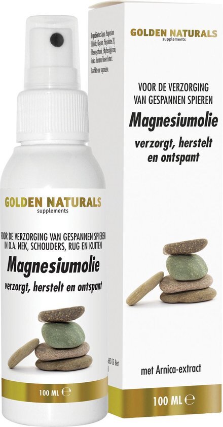 Golden Naturals Magnesiumolie spray (100 milliliter)