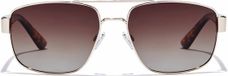 Hawkers Lunettes de soleil unisexe Falcon Argenté Doré Brun Polarisé (Ø 48 mm)