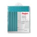 Rayen Rideau de douche turquoise polyester