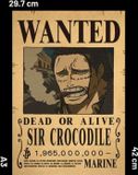 Merkloos / Sans marque Your Decoration B.V. Poster One Piece Wanted Crocodile Wano - A3 Formaat 29.7 x 42CM