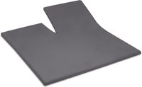 Cinderella - Topper Hoeslaken met split - 200x200/210 cm - Antraciet