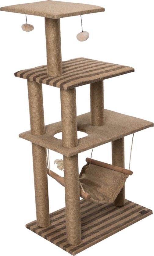 Krabpaal - Natural Elm - 118.5cm - Bruin