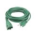 DL SERVICE c130b stroomkabel 10 meter aanpasbaar voor Kobold VK 130/131, koper