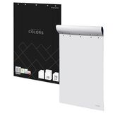 Top 2000 Colors 400169248 Whiteboard-papier, 64 x 90 cm, 20 vellen, 70 g/m², schoolbordpapier, ideaal voor kantoren of vergaderruimtes, achterkant gelijmd