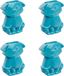 Humidificateur set de 4 pièces chien en céramique bleu pour fixation au radiateur chauffage évaporateur d'eau diffuseur a1512