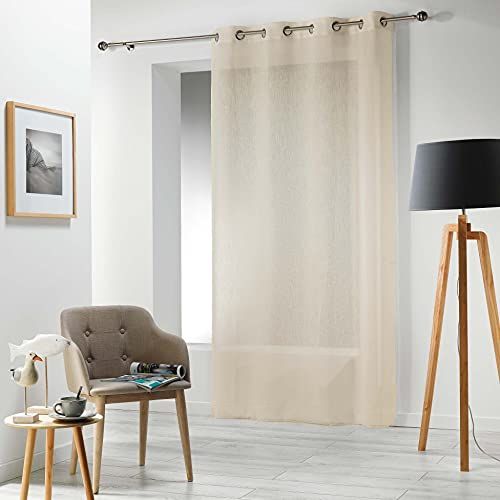 Douceur d'Intérieur EYELET PANEL - Linnen - 140 x 240 CM