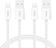 Belkin BoostCharge USB-kabel USB 2.0 USB A USB C/Lightning Wit