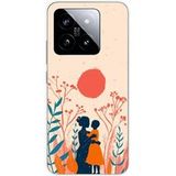 Xiaomi Bedrukt siliconen hoesje compatibel met Xiaomi 14 Pro Souffle de tendresse